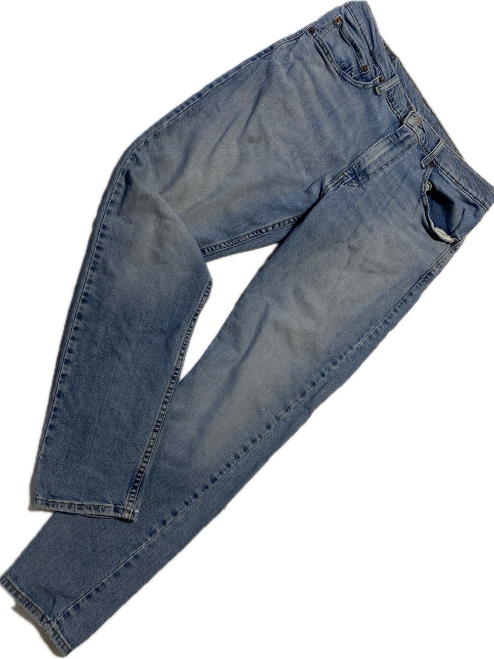 512 Levi's Men's Slim Straight Jeans in Faded Blue Wash